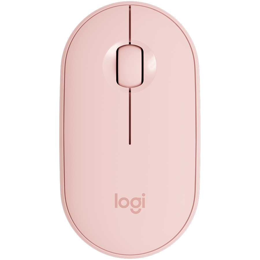 Logitech M350 Pebble Bluetooth Mouse - Rose - product photo