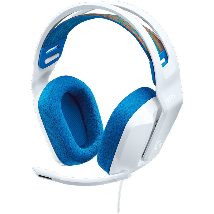 Logitech G335 Wired Gaming Headset - White - 3.5 Mm