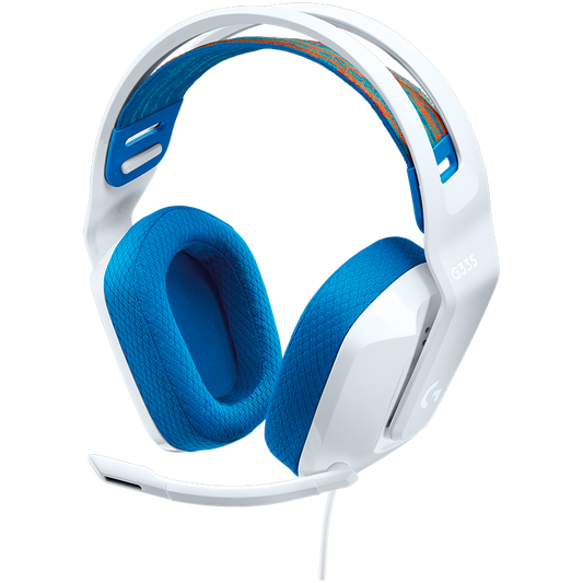 Logitech G335 Wired Gaming Headset - White - 3.5 Mm