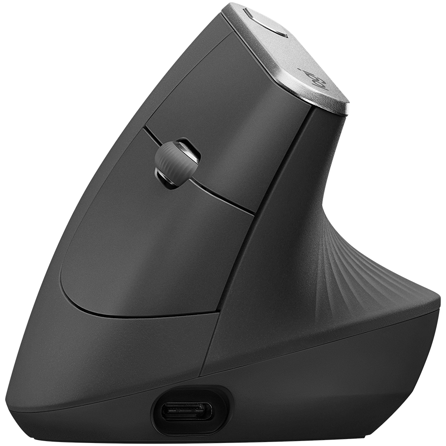 Logitech MX Vertical Bluetooth Mouse - Graphite - image 3