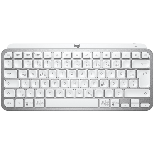 Logitech MX Keys Mini Bluetooth Illuminated Keyboard - Pale Grey - product photo