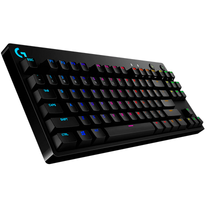 Logitech G Pro Tkl Corded Mechanical Gaming Keyboard - Black - USB - Clicky – alternate product view 2