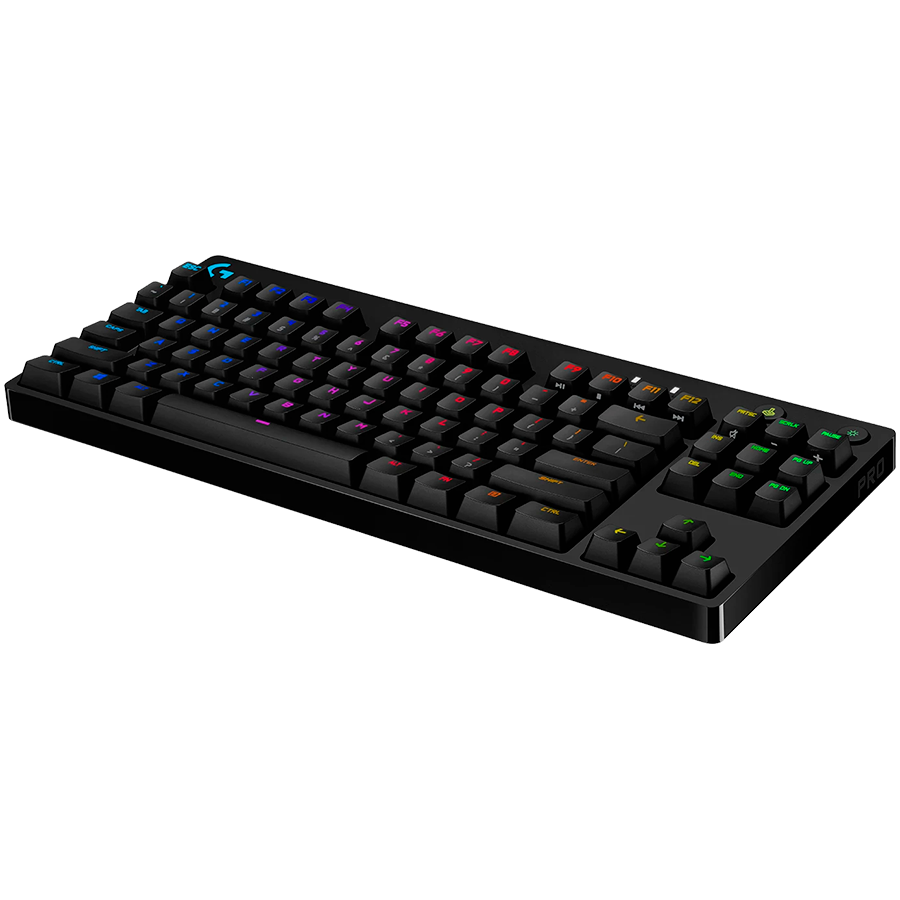 Logitech G Pro Tkl Corded Mechanical Gaming Keyboard - Black - USB - Clicky – alternate product view 3