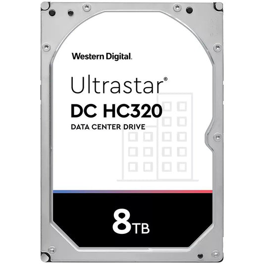 Western Digital Ultrastar DC HDD Server 7K8 (3.5'', 8TB, 256MB, 7200 RPM, SATA 6Gb/s, 512E SE), SKU: 0B36404 – product photo