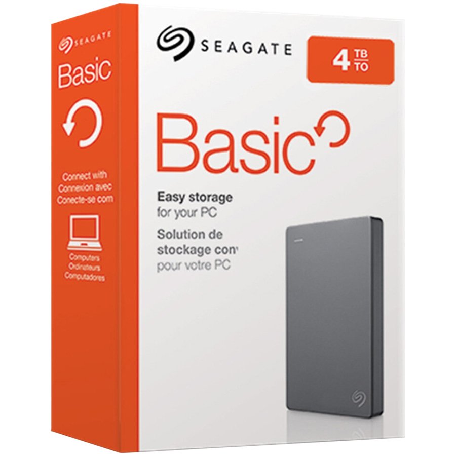 SEAGATE HDD External Basic (2.5'/4TB/USB 3.0) – product photo