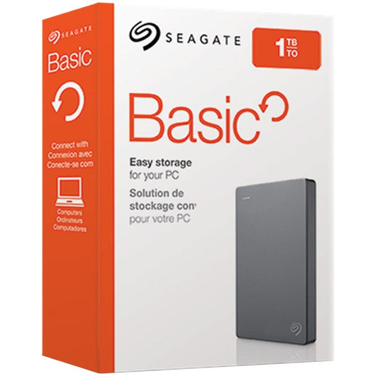 SEAGATE HDD External Basic (2.5'/1TB/USB 3.0) – product photo