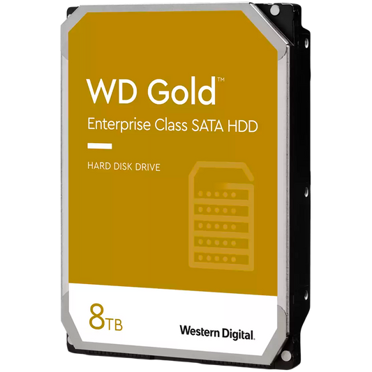 HDD Server WD Gold (3.5'', 8TB, 256MB, 7200 RPM, SATA 6 Gb/s) by Western Digital – product photo
