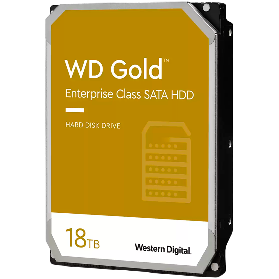 HDD Server WD Gold (3.5'', 18TB, 512MB, 7200 RPM, SATA 6 Gb/s) by Western Digital – product photo