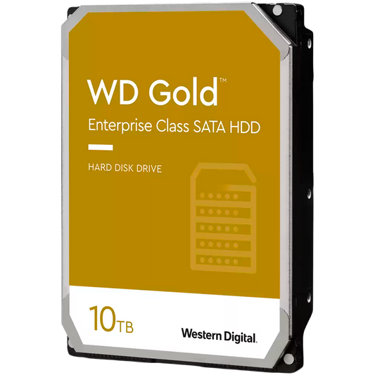 HDD Server WD Gold (3.5'', 10TB, 256MB, 7200 RPM, SATA 6 Gb/s) by Western Digital – product photo