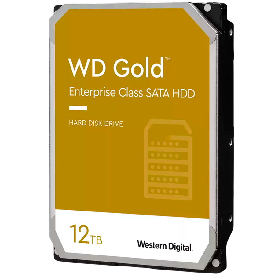 HDD Server WD Gold (3.5'', 12TB, 256MB, 7200 RPM, SATA 6 Gb/s) by Western Digital – product photo