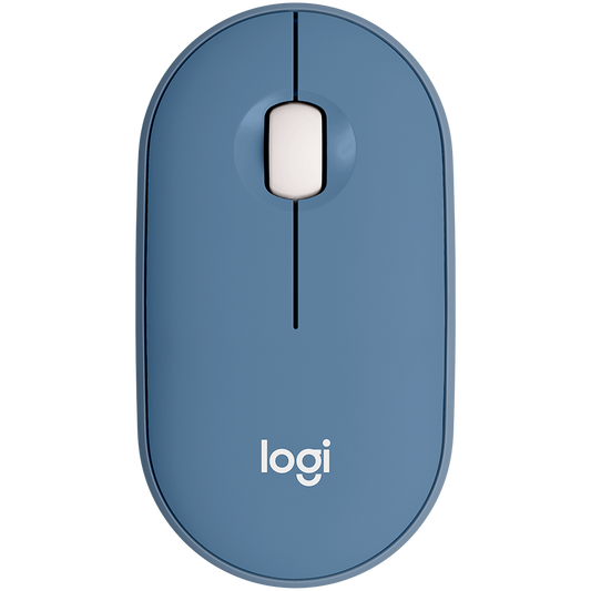 Logitech M350 Pebble Bluetooth Mouse - BlueBERRY - product photo