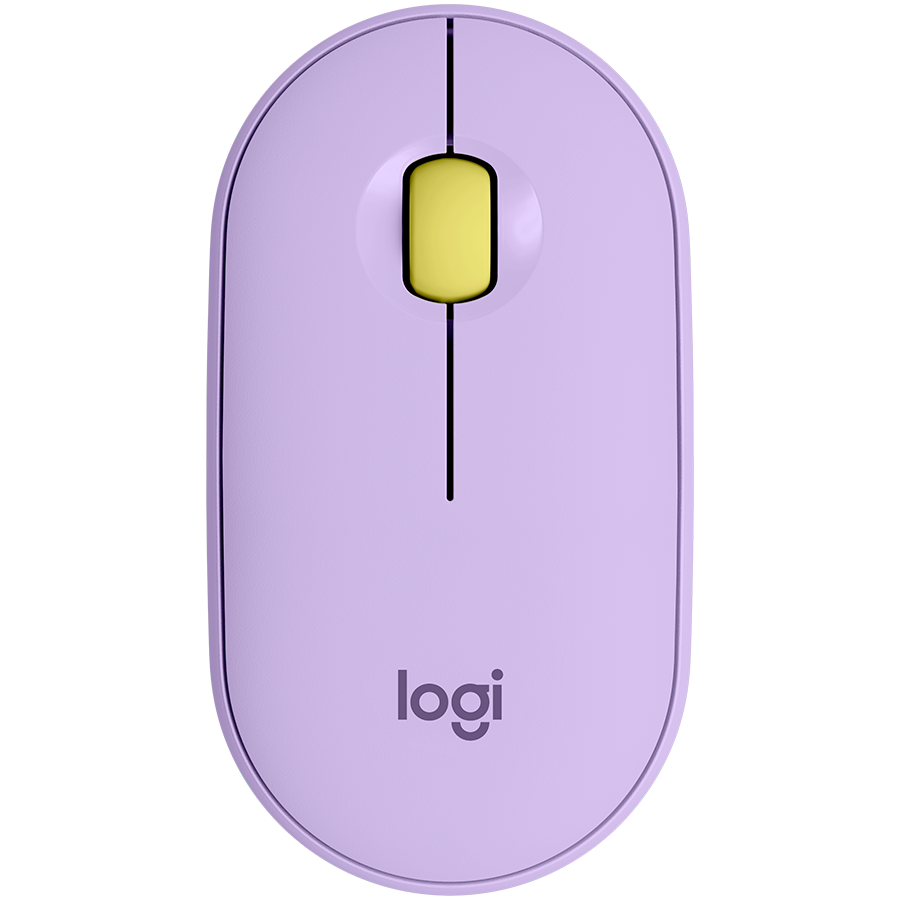 Logitech M350 Pebble Bluetooth Mouse - Lavender Lemonade - product photo