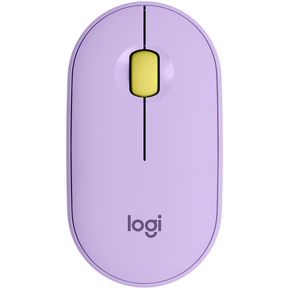 Logitech M350 Pebble Bluetooth Mouse - Lavender Lemonade - product photo