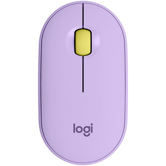 Logitech M350 Pebble Bluetooth Mouse - Lavender Lemonade - product photo