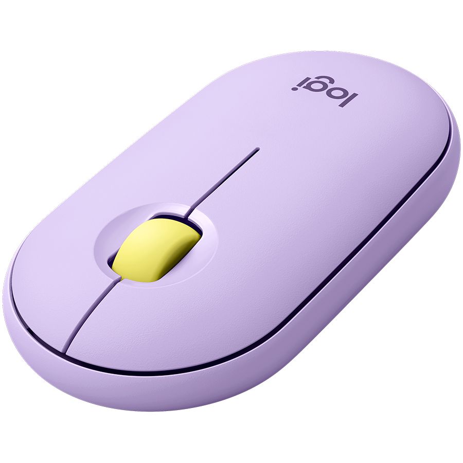 Logitech M350 Pebble Bluetooth Mouse - Lavender Lemonade - image 2