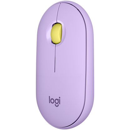 Logitech M350 Pebble Bluetooth Mouse - Lavender Lemonade - image 3