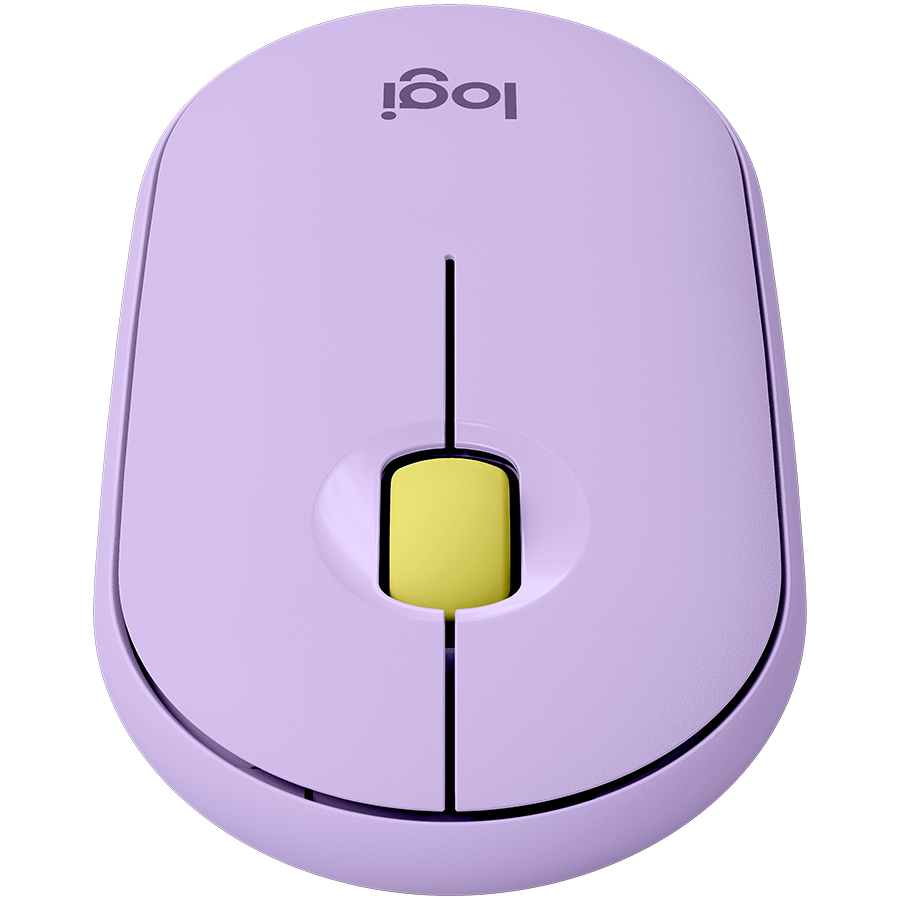 Logitech M350 Pebble Bluetooth Mouse - Lavender Lemonade - image 5