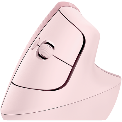 Logitech Lift Bluetooth Vertical Ergonomic Mouse - Rose DARK Rose - image 3