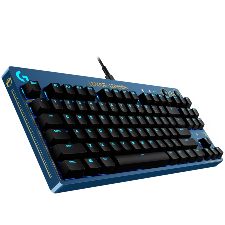 Logitech G Pro Tkl Lol Corded Mechanical Gaming Keyboard - WAVE2 - USB - Tactile – alternate product view 3