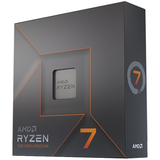 AMD CPU Desktop Ryzen 7 8C/16T 7700X box – product photo