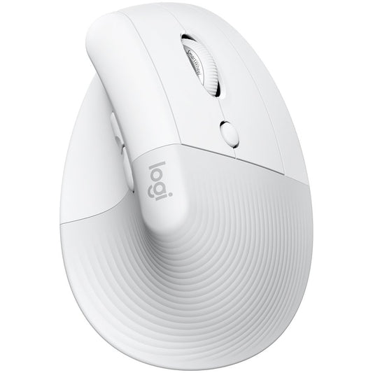 Logitech Lift Bluetooth Vertical Ergonomic Mouse - Off - White PALE Grey