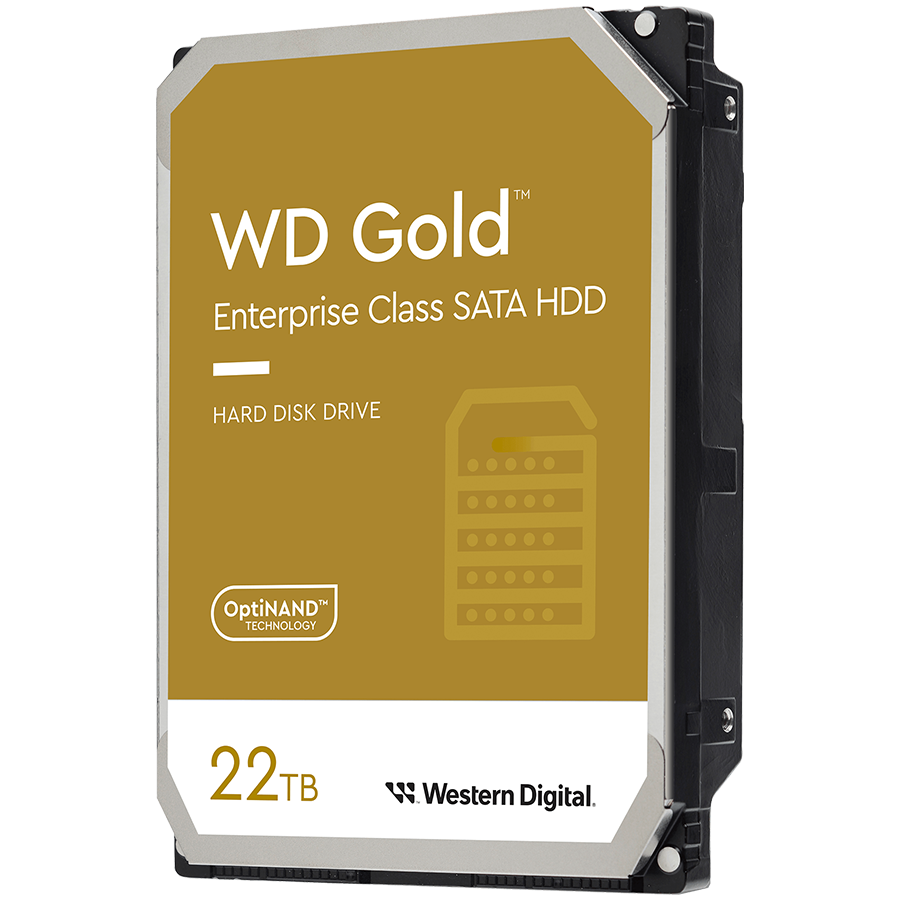 HDD Server WD Gold (3.5'', 22TB, 512MB, 7200 RPM, SATA 6 Gb/s) by Western Digital – product photo