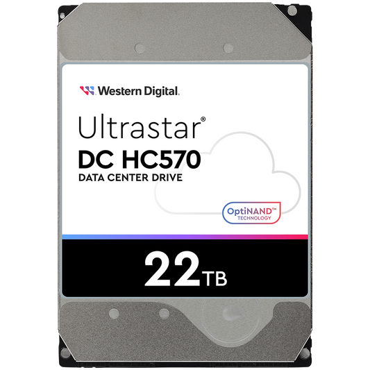 HDD Server WD/HGST ULTRASTAR DC HC570 (3.5'', 22TB, 512MB, 7200 RPM, SATA 6Gb by Western Digital – product photo