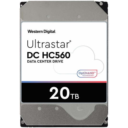 HDD Server WD/HGST ULTRASTAR DC HC560 (3.5'', 20TB, 512MB, 7200 RPM, SAS 12Gb by Western Digital – product photo