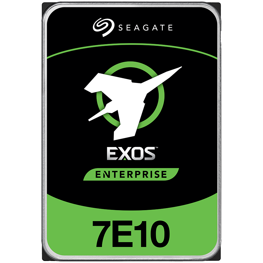 SEAGATE HDD Server Exos 7E10 512E/4kn (SED BASE, 3.5'/ 10TB/ SATA 6Gb/s / 7200rpm) – product photo