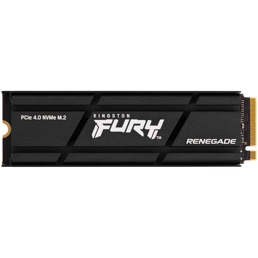 Kingston FURY Renegade 1TB SSD with Heatsink, M.2 2280, PCIe 4.0 NVMe, Read/Write 7300/6000MB/s, Random Read/Write