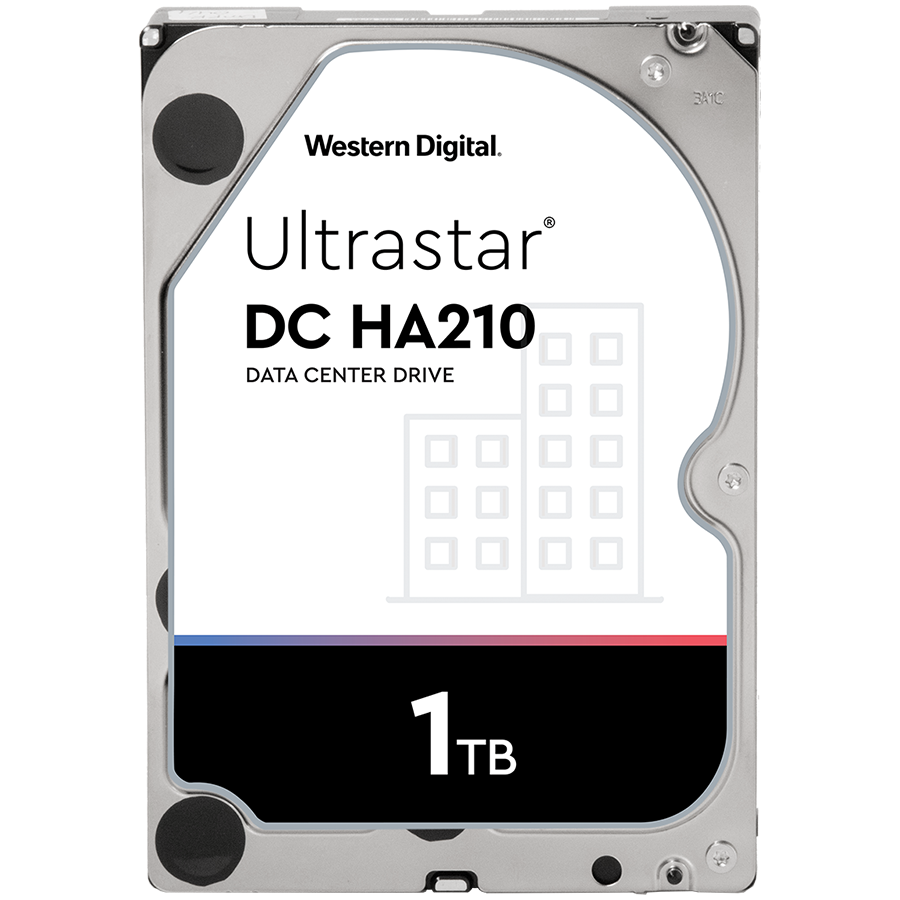 Western Digital Ultrastar DC HDD Server 7K2 (3.5'', 1TB, 128MB, 7200 RPM, SATA 6Gb/s, 512N SE) SKU: 1W10001 – product photo