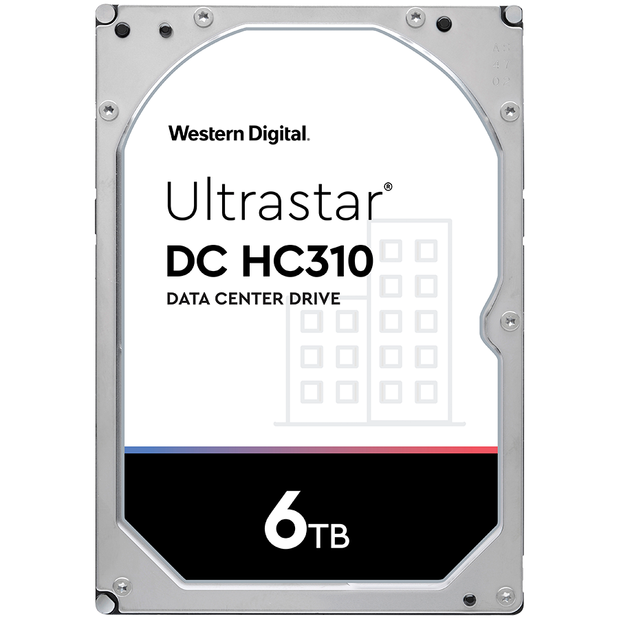 Western Digital Ultrastar DC HDD Server 7K6 (3.5'', 6TB, 256MB, 7200 RPM, SATA 6Gb/s, 512E SE), SKU: 0B36039 – product photo