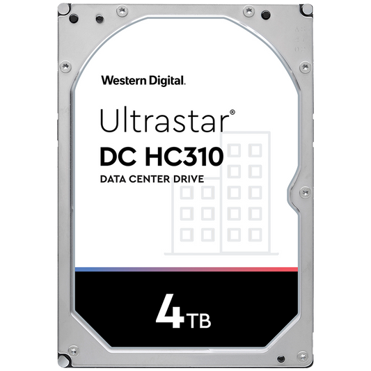Western Digital Ultrastar DC HDD Server HC310 (3.5'', 4TB, 256MB, 7200 RPM, SATA 6Gb – product photo