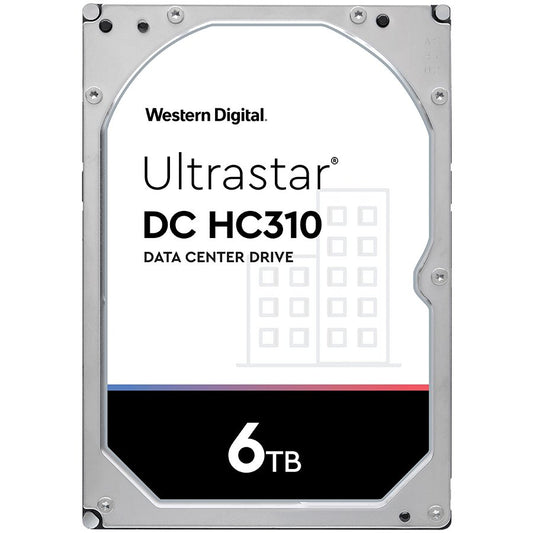 Western Digital Ultrastar DC HDD Server 7K6 (3.5'', 6TB, 256MB, 7200 RPM, SAS 12Gb/s, 512E SE), SKU: 0B36047 – product photo