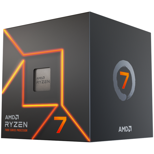 AMD CPU Desktop Ryzen 7 8C/16T 7700 box – product photo