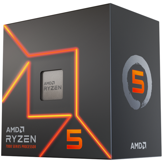 AMD CPU Desktop Ryzen 5 6C/12T 7600 box – product photo