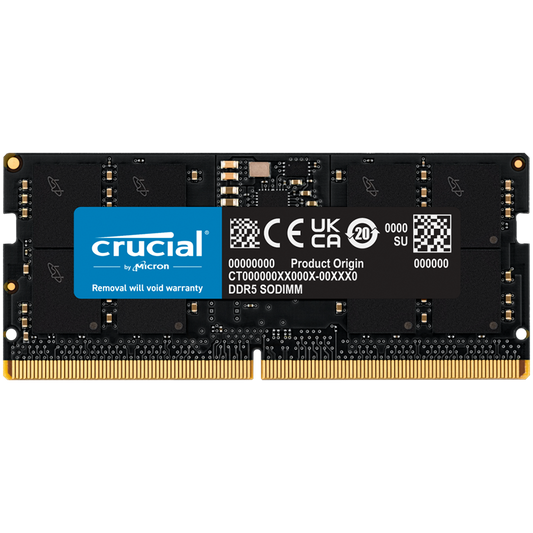 Crucial 16GB DDR5-5600 SODIMM CL46 (16Gbit)