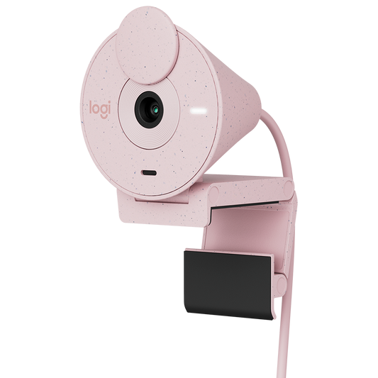 Logitech Brio 300 Full HD webcam - Rose - Usb-c – product photo