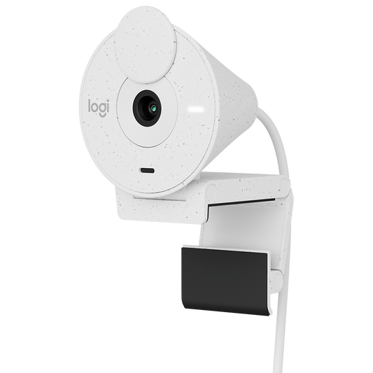 Logitech Brio 300 Full HD webcam - Off - White - Usb-c – product photo