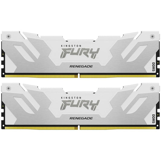 Kingston 32GB 6400MT/s DDR5 CL32 DIMM (Kit of 2) FURY Renegade White XMP