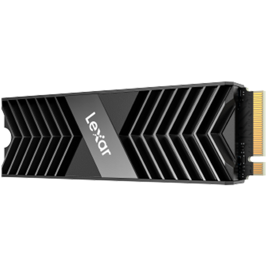 Lexar 1TB PRO ,High Speed PCIe Gen4 with 4 Lanes M.2 NVMe up to 7500 MB/s read and 6300 MB/s write. Heatsink – product image