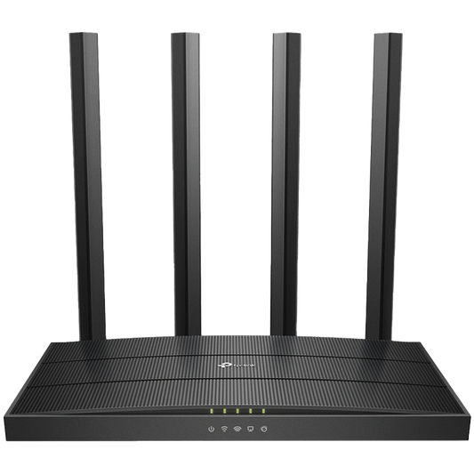 TP-Link Archer C6 AC1200 Wireless MU-MIMO Gigabit Router,867 Mbps at 5 GHz and 400 Mbps at 2.4 GHz band,1× – product photo