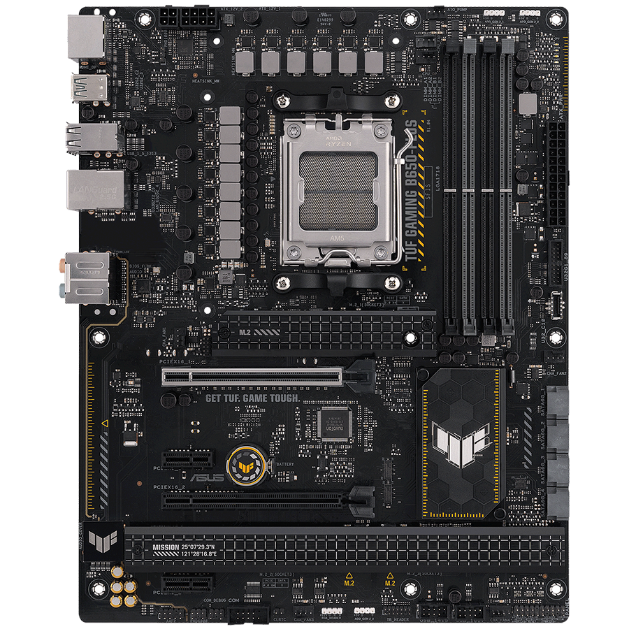 ASUS TUF GAMING B650-PLUS AM5 ATX gaming MB – alternate product view 2