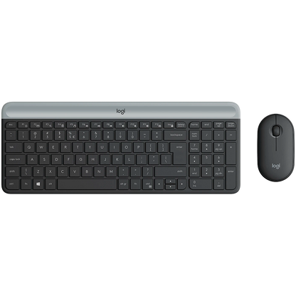 Logitech MK470 Slim Wireless Combo - Graphite - product photo