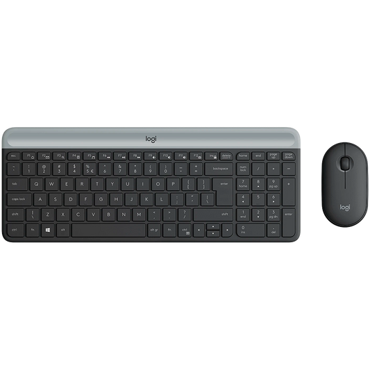 Logitech MK470 Slim Wireless Combo - Graphite - product photo