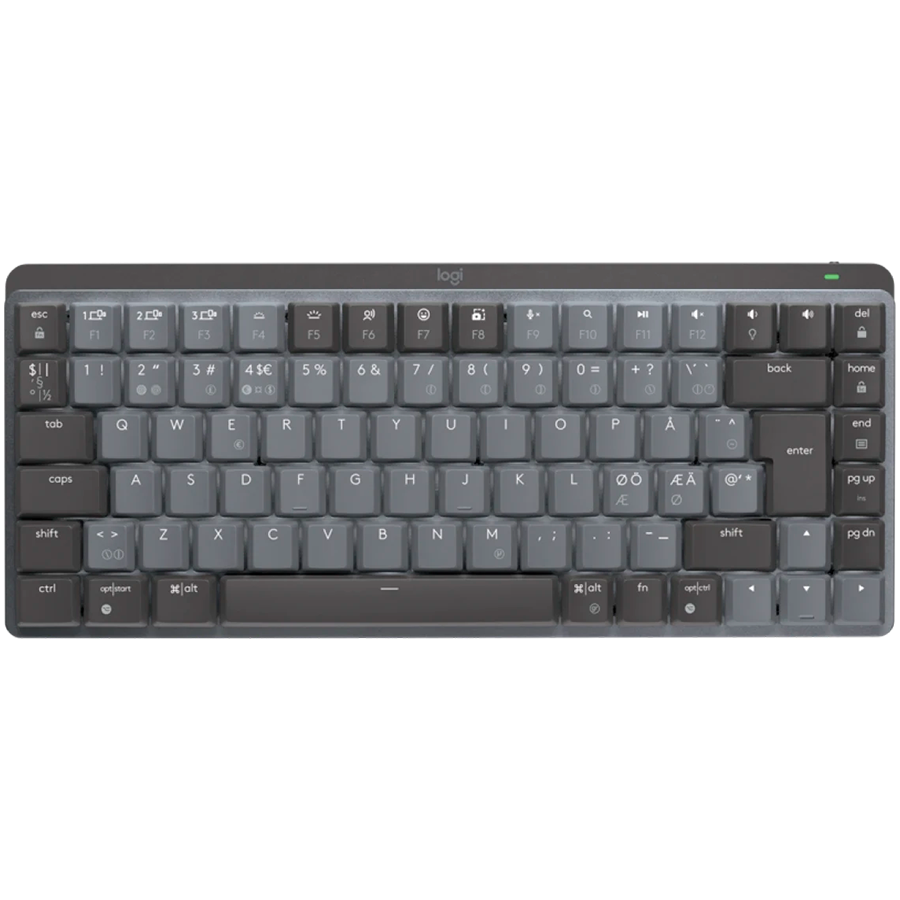 Logitech MX Mechanical Mini Bluetooth Illuminated Keyboard - Graphite - Clicky - product photo