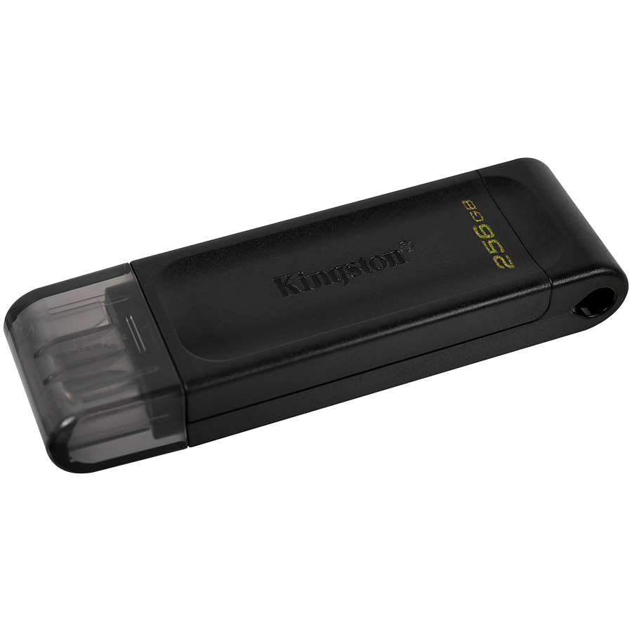 Kingston 256GB USB-C 3.2 Gen 1 DataTraveler 70 – alternate product view 2