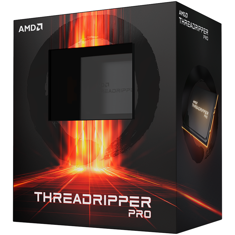AMD CPU Desktop Ryzen Threadripper PRO 5955WX box – product photo