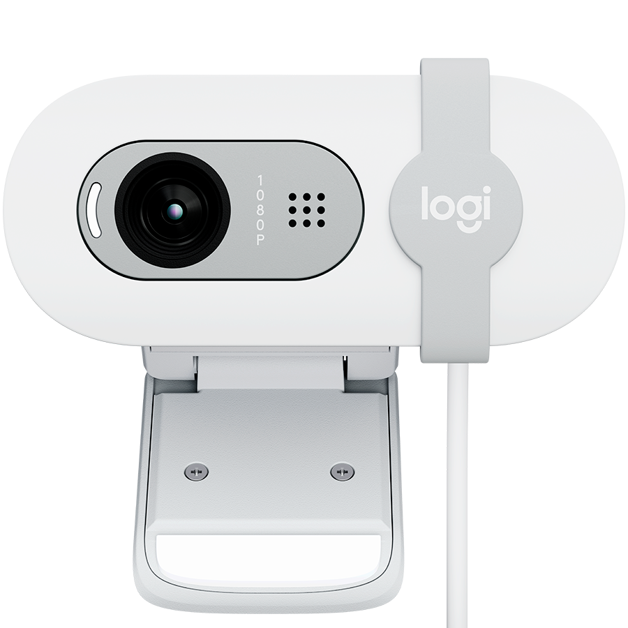 Logitech Brio 100 Full HD Webcam - Off - White - USB – product photo