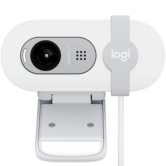 Logitech Brio 100 Full HD Webcam - Off - White - USB – product photo